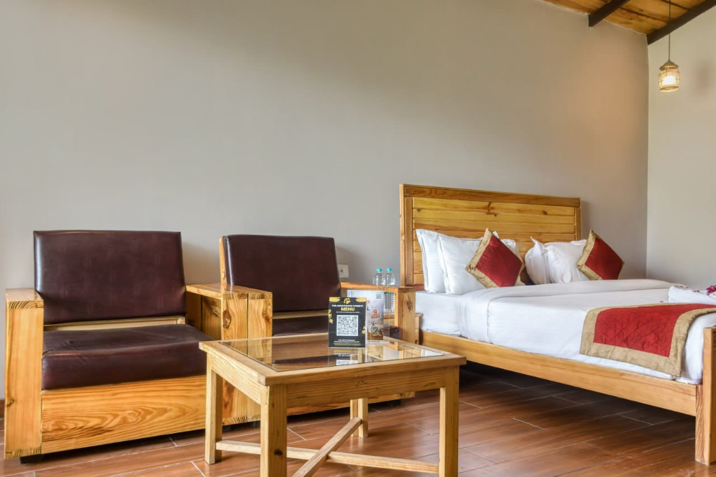Deluxe Room Interior & Seating Area
